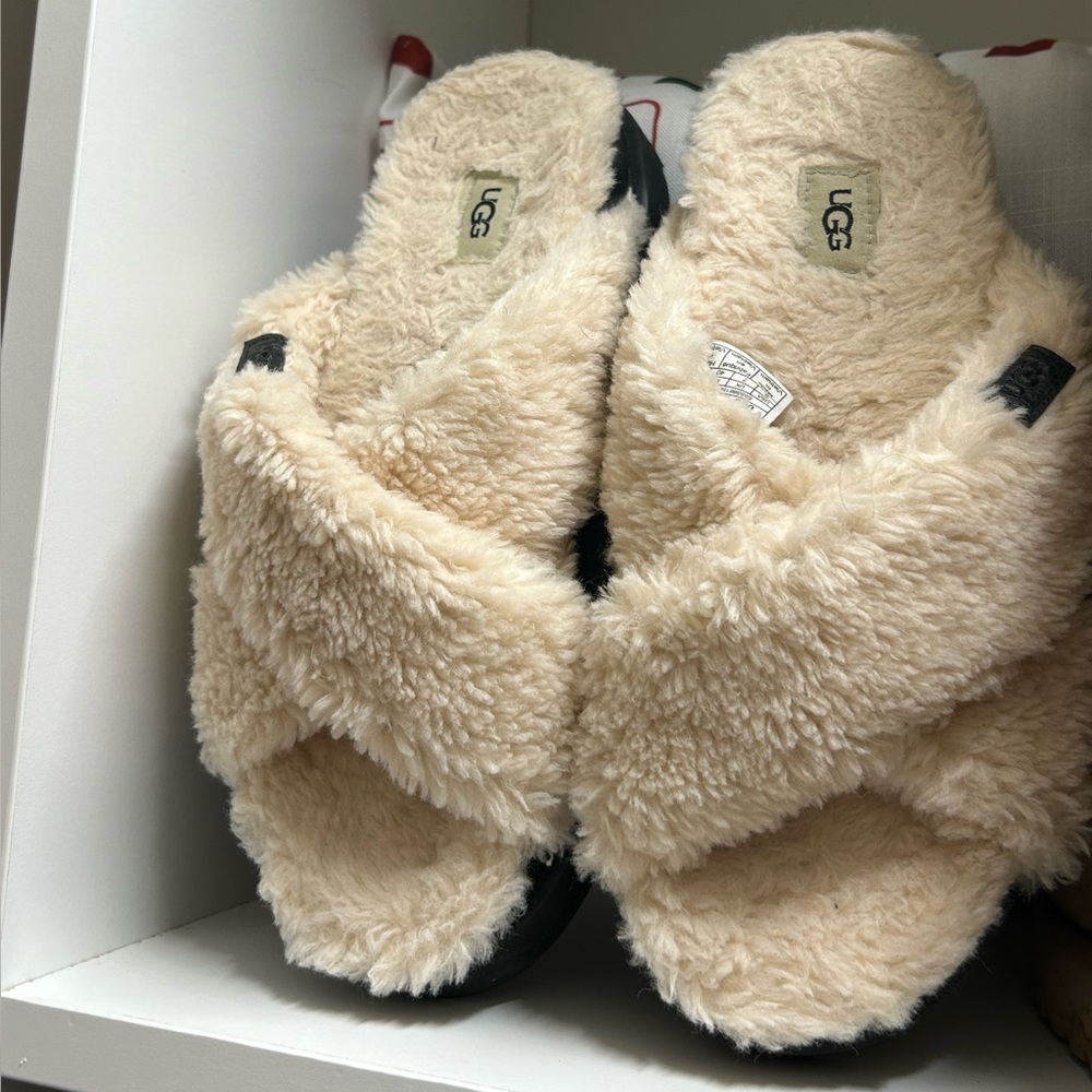 Fuzzy Ugg Slippers!! Super Comfortable! - image 1